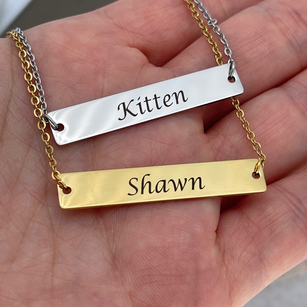personalized necklace jewelry